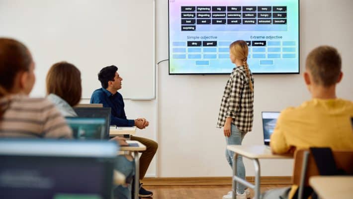 L’apprentissage collaboratif efficace avec l’écran interactif
