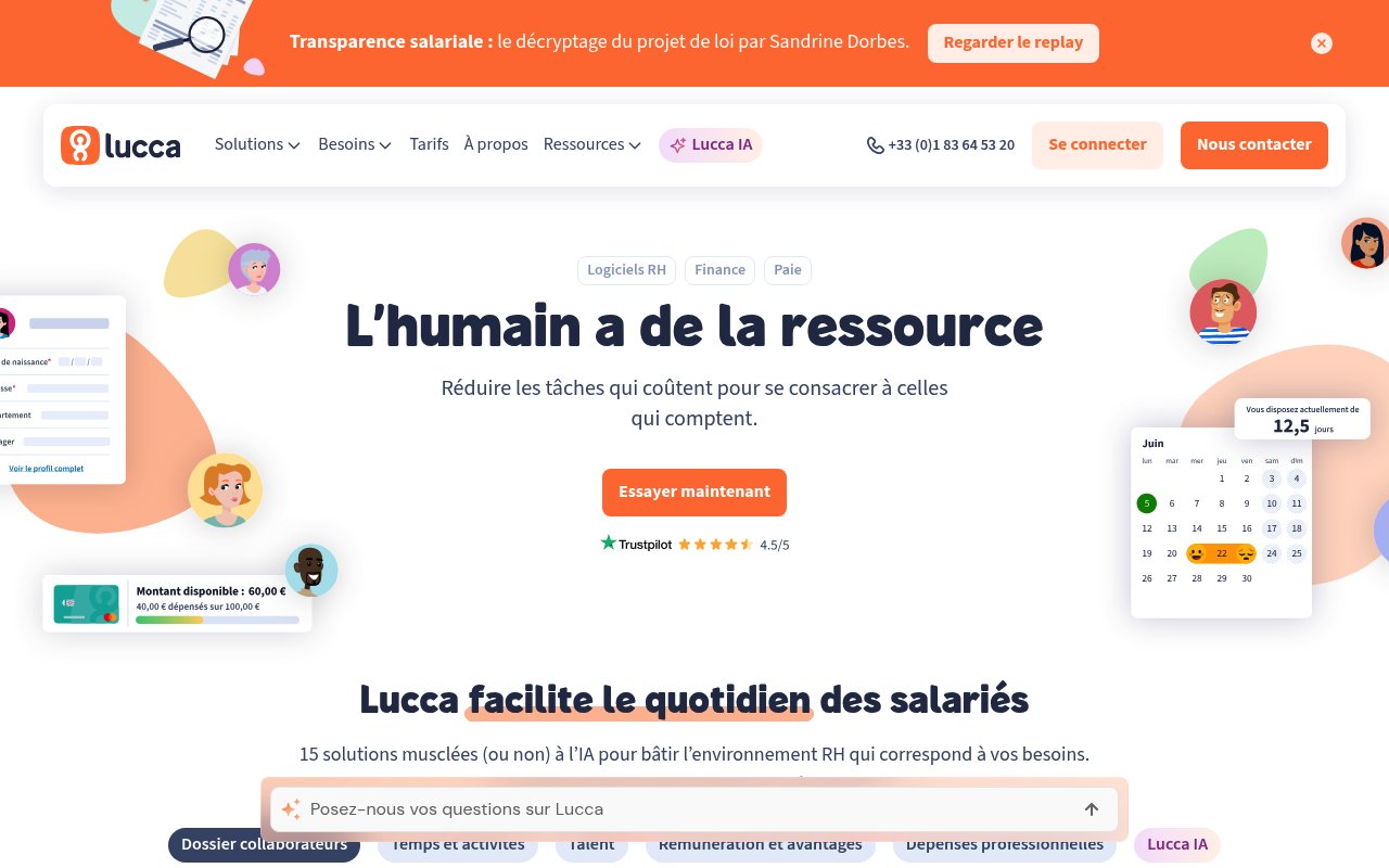 Apercu du site Lucca