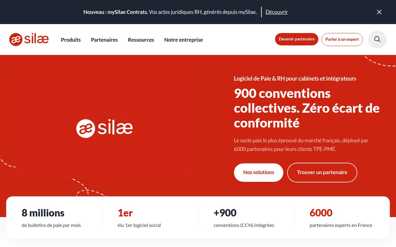 Apercu du site Silae